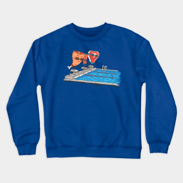 Swim Meat Crewneck Sweatshirt by Made With Awesome